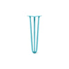DIY Hairpin Legs Hairpin Legs Teal / 21" / 1/2" Hairpin Leg (Sold Separately), 3-Rod Design - Teal Powder Coated Finish
