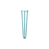 DIY Hairpin Legs Hairpin Legs Teal / 22" / 3/8" Hairpin Leg (Sold Separately), 3-Rod Design - Teal Powder Coated Finish
