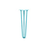 DIY Hairpin Legs Hairpin Legs Teal / 23" / 1/2" Hairpin Leg (Sold Separately), 3-Rod Design - Teal Powder Coated Finish