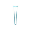 DIY Hairpin Legs Hairpin Legs Teal / 23" / 3/8" Hairpin Leg (Sold Separately), 2-Rod Design - Teal Powder Coated Finish