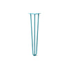 DIY Hairpin Legs Hairpin Legs Teal / 24" / 3/8" Hairpin Leg (Sold Separately), 3-Rod Design - Teal Powder Coated Finish