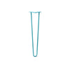 DIY Hairpin Legs Hairpin Legs Teal / 25" / 1/2" Hairpin Leg (Sold Separately), 2-Rod Design - Teal Powder Coated Finish