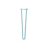 DIY Hairpin Legs Hairpin Legs Teal / 25" / 3/8" Hairpin Leg (Sold Separately), 2-Rod Design - Teal Powder Coated Finish