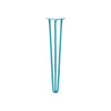 Hairpin Leg (Sold Separately), 3-Rod Design - Teal Powder Coated Finish