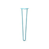 DIY Hairpin Legs Hairpin Legs Teal / 26" / 3/8" Hairpin Leg (Sold Separately), 2-Rod Design - Teal Powder Coated Finish