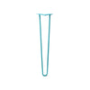 DIY Hairpin Legs Hairpin Legs Teal / 27" / 1/2" Hairpin Leg (Sold Separately), 2-Rod Design - Teal Powder Coated Finish