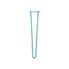 DIY Hairpin Legs Hairpin Legs Teal / 27" / 3/8" Hairpin Leg (Sold Separately), 2-Rod Design - Teal Powder Coated Finish