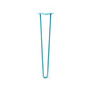 DIY Hairpin Legs Hairpin Legs Teal / 28" / 1/2" Hairpin Leg (Sold Separately), 2-Rod Design - Teal Powder Coated Finish