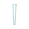 DIY Hairpin Legs Hairpin Legs Teal / 28" / 3/8" Hairpin Leg (Sold Separately), 2-Rod Design - Teal Powder Coated Finish