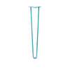 DIY Hairpin Legs Hairpin Legs Teal / 29" / 1/2" Hairpin Leg (Sold Separately), 2-Rod Design - Teal Powder Coated Finish