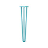 DIY Hairpin Legs Hairpin Legs Teal / 29" / 1/2" Hairpin Leg (Sold Separately), 3-Rod Design - Teal Powder Coated Finish
