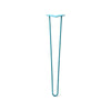 DIY Hairpin Legs Hairpin Legs Teal / 29" / 3/8" Hairpin Leg (Sold Separately), 2-Rod Design - Teal Powder Coated Finish