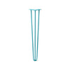 Hairpin Leg (Sold Separately), 3-Rod Design - Teal Powder Coated Finish