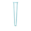 DIY Hairpin Legs Hairpin Legs Teal / 30" / 1/2" Hairpin Leg (Sold Separately), 2-Rod Design - Teal Powder Coated Finish