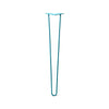 DIY Hairpin Legs Hairpin Legs Teal / 30" / 3/8" Hairpin Leg (Sold Separately), 2-Rod Design - Teal Powder Coated Finish