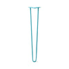 DIY Hairpin Legs Hairpin Legs Teal / 31" / 1/2" Hairpin Leg (Sold Separately), 2-Rod Design - Teal Powder Coated Finish