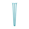 Hairpin Leg (Sold Separately), 3-Rod Design - Teal Powder Coated Finish