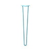DIY Hairpin Legs Hairpin Legs Teal / 31" / 3/8" Hairpin Leg (Sold Separately), 2-Rod Design - Teal Powder Coated Finish