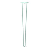 DIY Hairpin Legs Hairpin Legs Teal / 35" / 3/8" Hairpin Leg (Sold Separately), 2-Rod Design - Teal Powder Coated Finish