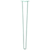 Hairpin Leg (Sold Separately), 2-Rod Design - Teal Powder Coated Finish