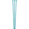 Hairpin Leg (Sold Separately), 3-Rod Design - Teal Powder Coated Finish
