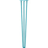 DIY Hairpin Legs Hairpin Legs Teal / 39" / 1/2" Hairpin Leg (Sold Separately), 3-Rod Design - Teal Powder Coated Finish