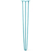 DIY Hairpin Legs Hairpin Legs Teal / 40" / 3/8" Hairpin Leg (Sold Separately), 3-Rod Design - Teal Powder Coated Finish