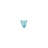 Hairpin Leg (Sold Separately), 3-Rod Design - Teal Powder Coated Finish