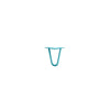 DIY Hairpin Legs Hairpin Legs Teal / 6" / 1/2" Hairpin Leg (Sold Separately), 2-Rod Design - Teal Powder Coated Finish