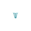 Hairpin Leg (Sold Separately), 3-Rod Design - Teal Powder Coated Finish