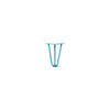 Hairpin Leg (Sold Separately), 3-Rod Design - Teal Powder Coated Finish