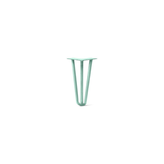 Hairpin Leg (Sold Separately), 3-Rod Design - Turquoise Powder Coated Finish
