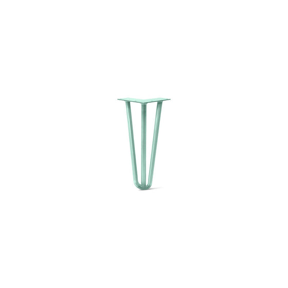 Hairpin Leg (Sold Separately), 3-Rod Design - Turquoise Powder Coated Finish
