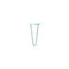 Hairpin Leg (Sold Separately), 2-Rod Design - Turquoise Powder Coated Finish