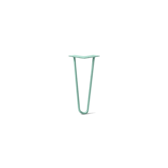 Hairpin Leg (Sold Separately), 2-Rod Design - Turquoise Powder Coated Finish