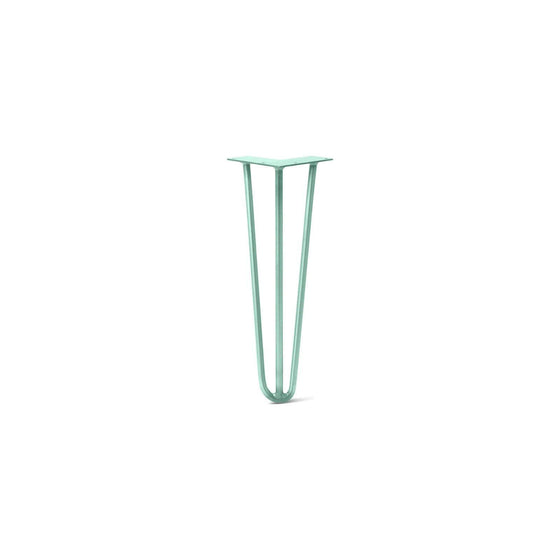 Hairpin Leg (Sold Separately), 3-Rod Design - Turquoise Powder Coated Finish