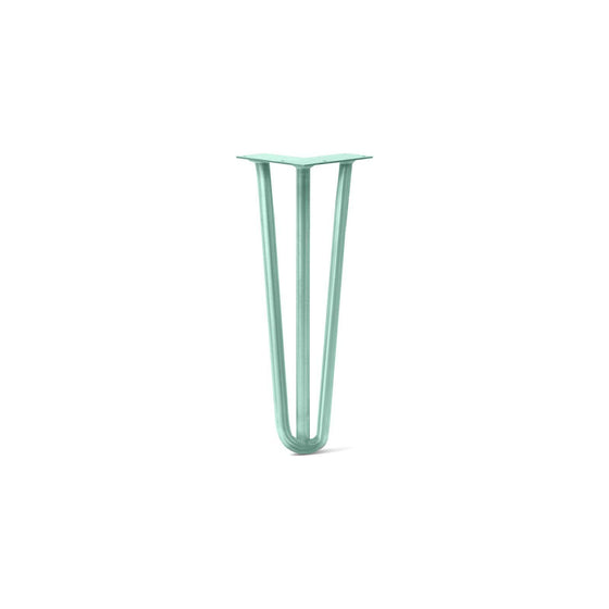 Hairpin Leg (Sold Separately), 3-Rod Design - Turquoise Powder Coated Finish