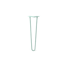  Hairpin Leg (Sold Separately), 2-Rod Design - Turquoise Powder Coated Finish