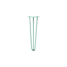  Hairpin Leg (Sold Separately), 3-Rod Design - Turquoise Powder Coated Finish
