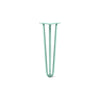 DIY Hairpin Legs Hairpin Legs Turquoise / 21" / 1/2" Hairpin Leg (Sold Separately), 3-Rod Design - Turquoise Powder Coated Finish