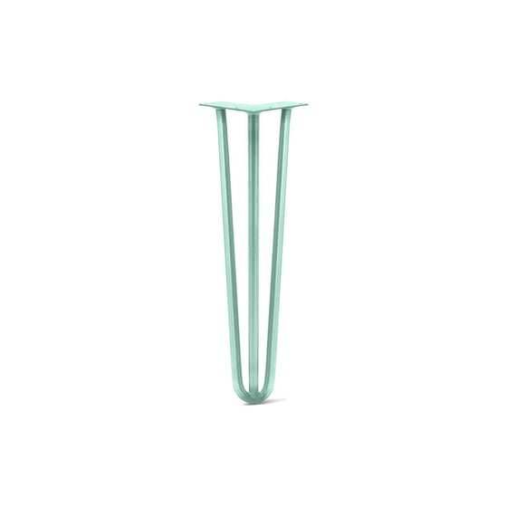 Hairpin Leg (Sold Separately), 3-Rod Design - Turquoise Powder Coated Finish