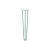 DIY Hairpin Legs Hairpin Legs Turquoise / 24" / 3/8" Hairpin Leg (Sold Separately), 3-Rod Design - Turquoise Powder Coated Finish