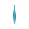 DIY Hairpin Legs Hairpin Legs Turquoise / 26" / 1/2" Hairpin Leg (Sold Separately), 3-Rod Design - Turquoise Powder Coated Finish