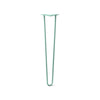 DIY Hairpin Legs Hairpin Legs Turquoise / 28" / 1/2" Hairpin Leg (Sold Separately), 2-Rod Design - Turquoise Powder Coated Finish