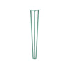 DIY Hairpin Legs Hairpin Legs Turquoise / 28" / 1/2" Hairpin Leg (Sold Separately), 3-Rod Design - Turquoise Powder Coated Finish