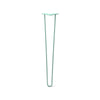 DIY Hairpin Legs Hairpin Legs Turquoise / 29" / 3/8" Hairpin Leg (Sold Separately), 2-Rod Design - Turquoise Powder Coated Finish