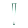 DIY Hairpin Legs Hairpin Legs Turquoise / 30" / 1/2" Hairpin Leg (Sold Separately), 3-Rod Design - Turquoise Powder Coated Finish