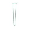 DIY Hairpin Legs Hairpin Legs Turquoise / 30" / 3/8" Hairpin Leg (Sold Separately), 2-Rod Design - Turquoise Powder Coated Finish