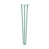 Hairpin Leg (Sold Separately), 3-Rod Design - Turquoise Powder Coated Finish