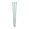 Hairpin Leg (Sold Separately), 3-Rod Design - Turquoise Powder Coated Finish